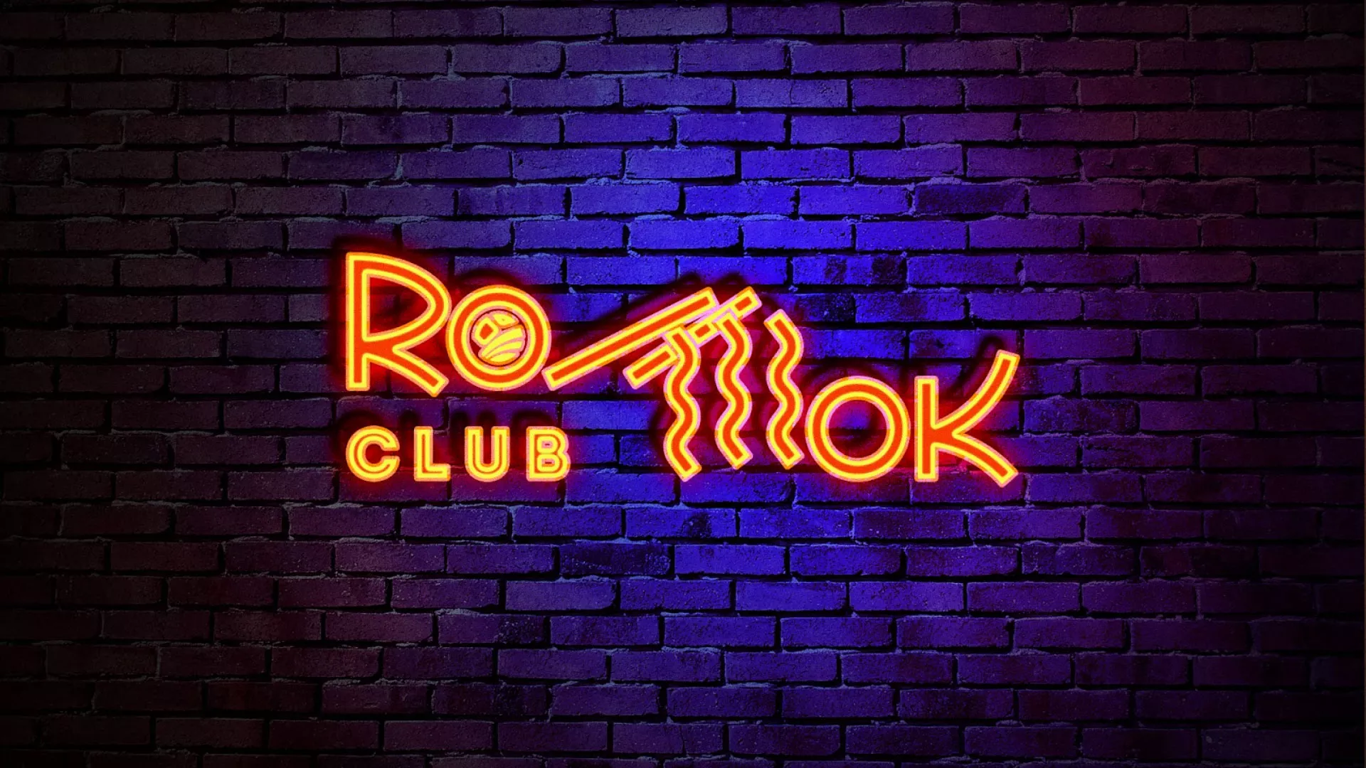 Разработка интерьерной вывески суши-бара «Roll Wok Club» в Заринске